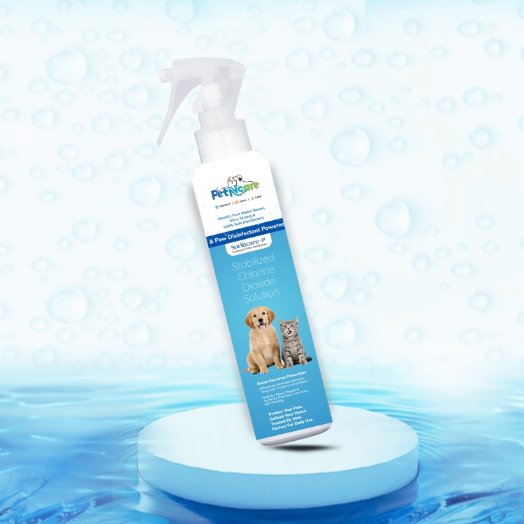 SurfOcare-P <br><Span class="subHead">Surface & Paw Disinfectant Spray</span>